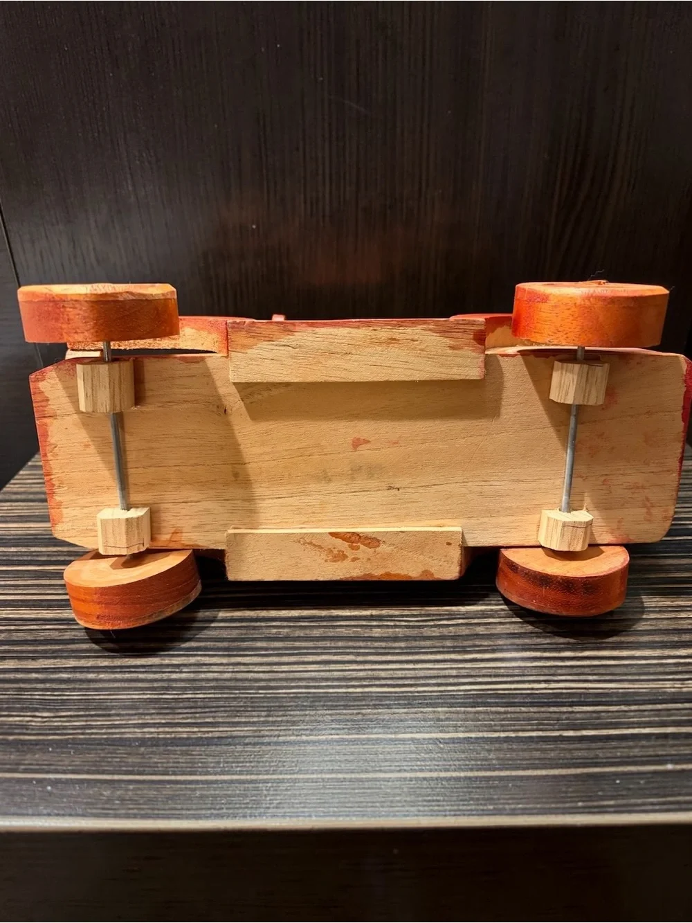 Handmade Handcrafted Vintage Wooden Car